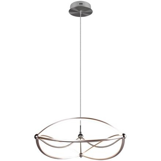 Lampe LED suspendue CHARIVARI argent Trio 321210107
