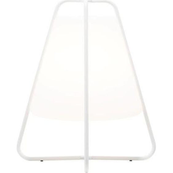 Lampe LED Tipi Zafferano Rechargeable - Tactile, Intérieur et Extérieur IP65, Design Moderne Sans Fil Blanc