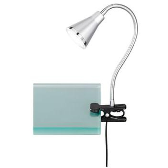 Lampe pince led Arras titane