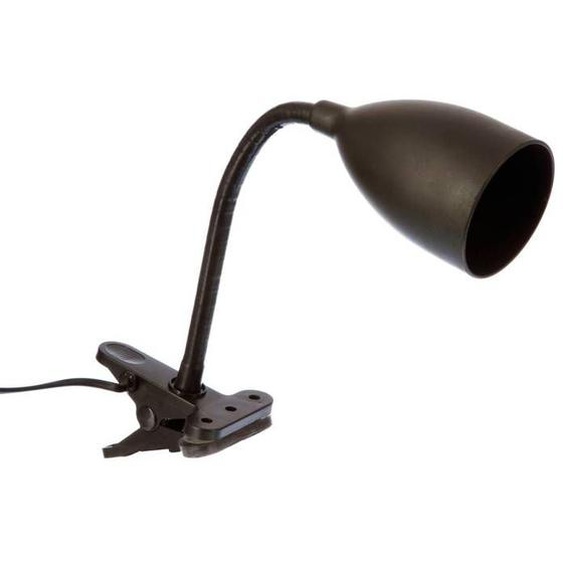 Lampe pince Sily noire - sillicone H43 cm - Noir - Atmosphera createur dinterieur