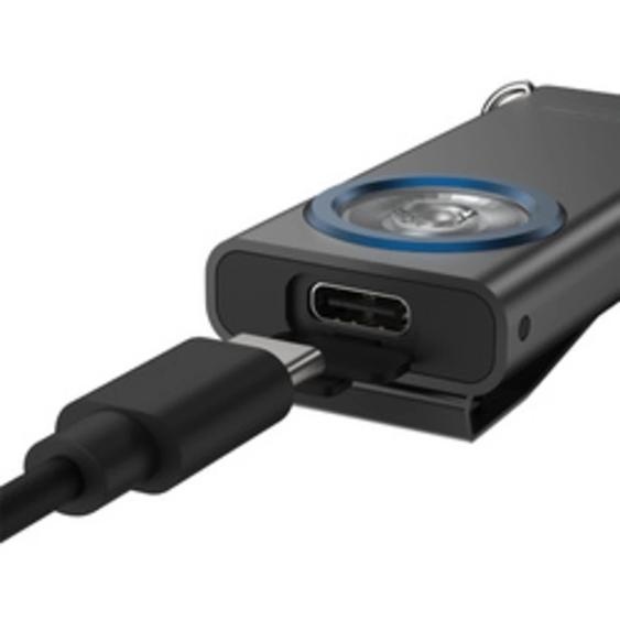 Lampe porte-clés ML400R avec fonction boost, noir