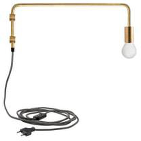 Lampe potence pivotante en laiton