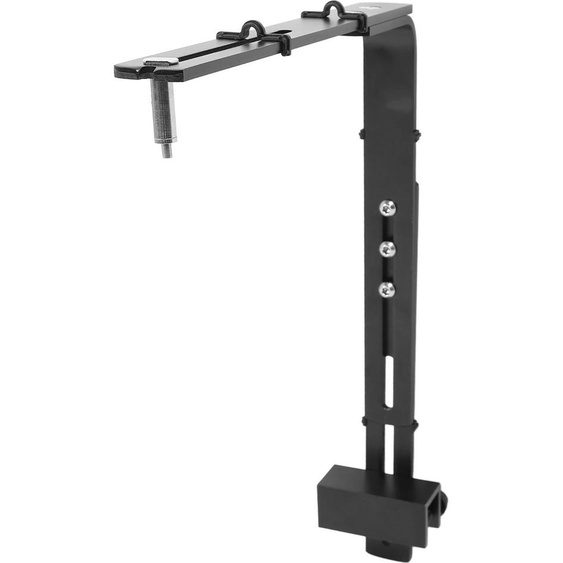 Lampe réservoir à poissons Alliage daluminium Hauteur réglable Haute stabilité Lampe reptile pour aquarium noir