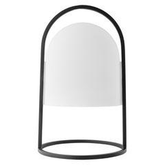 Lampe solaire dextérieur LED Small plastique blanc / Ø 18.5 x H 30 cm - Charge soleil ou mini-USB - Eva Solo
