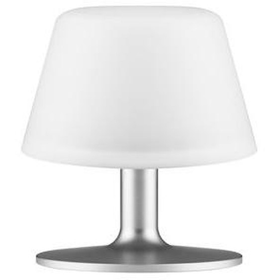 Lampe solaire dextérieur Sunlight Small métal verre blanc / H 14 cm - Sans fil - Eva Solo