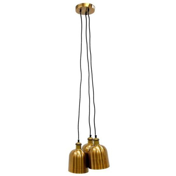 Lampe suspendue - ECD GERMANY - Vintage - Métal - 3 ampoules E27 - 120,5 cm