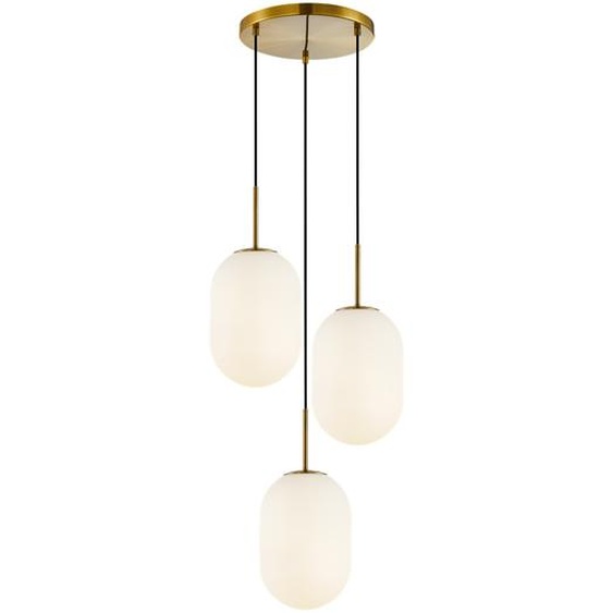 Lampe suspendue ALIAS GOLD 3xE14 cercle Milagro ML0315