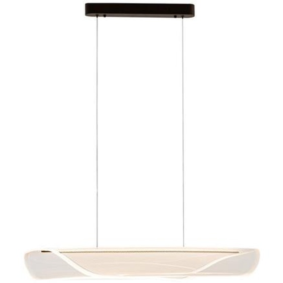 Lampe suspendue design moderne pour le salon, la salle à manger, au-dessus de la table, transparente, couleur chaude, LED 32W CASEL Italux