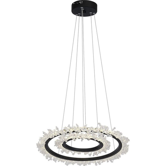 Lampe suspendue en cristal 60W LED FROZEN ML617 Milagro