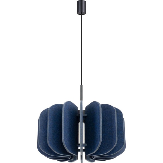 Lampe suspendue MULA 45 navy 1xE27 15W feutre/acier 146x45x45cm Sollux Lighting