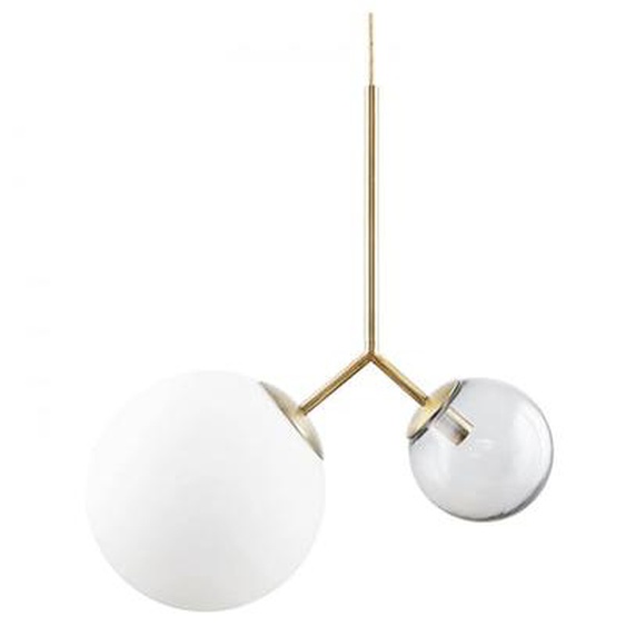 Lampe suspension Opal Twice