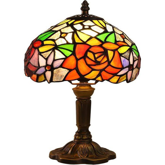 Lampe Tiffany,Vintage Vitrail Lampe Décorative,Lampe De Bureau,Lampe De Chevet,Lampe De Lecture,Lampe De Table,Pour Chambre Salon,