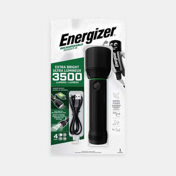 Lampe torche frontale métal - 3500 lm
