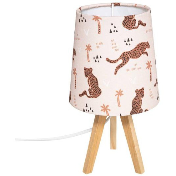 Lampe Trépied Enfant - Panthère Multicolore