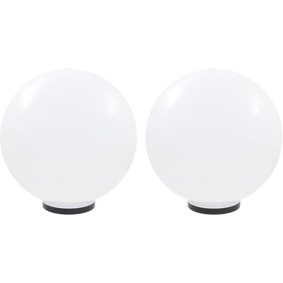 Lampes à LED sous forme de boule 2 pcs Sphérique 50 cm PMMA