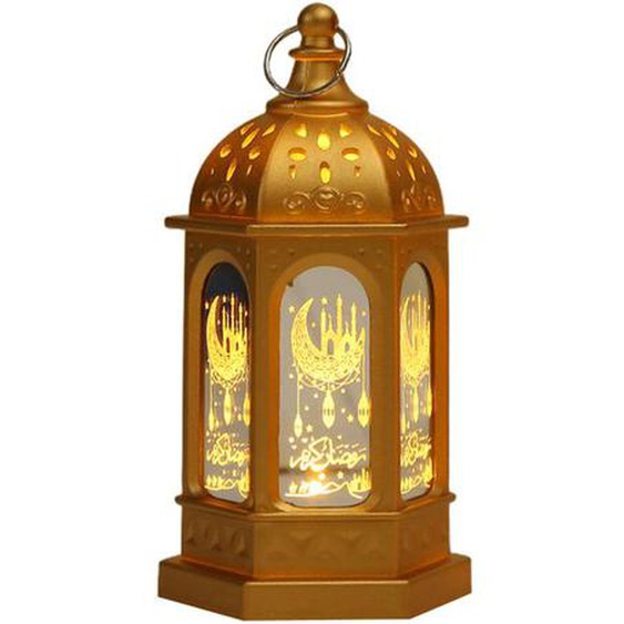 Lanterne de Ramadan Festival LED Veilleuse Électronique Décoration Lampe de Table Décoration Ramadan LED Eid Mubarak Veilleuse pour