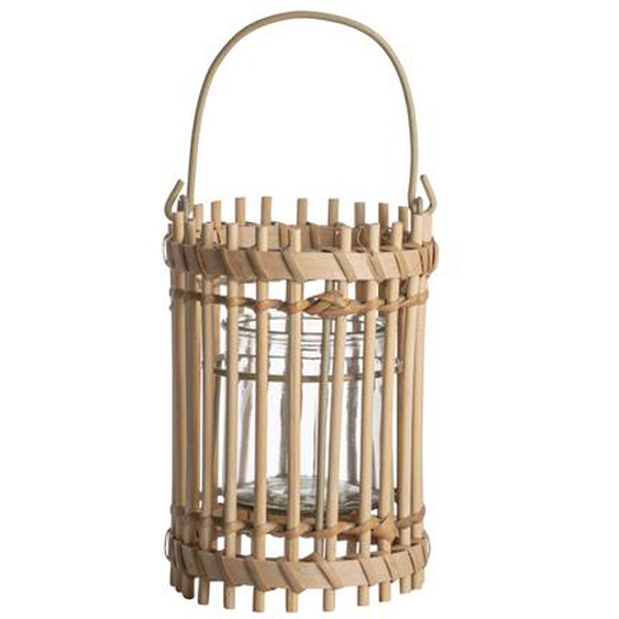 Lanterne en bambou D12xH16cm. -15% sur tous vos achats aujourdhui seulement*