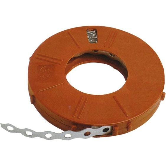 Lapafil Bande dacier perforée 10 M Argent Argent One Size