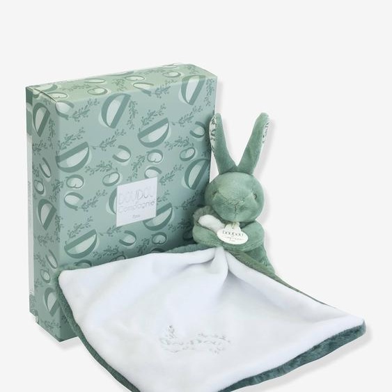 Lapin doudou - vert sauge