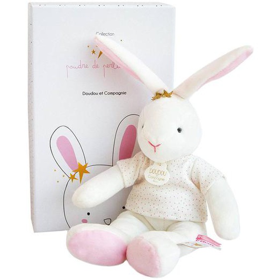 Lapin Fleurs 20 Cm Rose