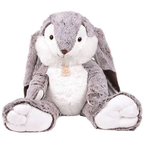 Lapin Marius 50 Cm Gris
