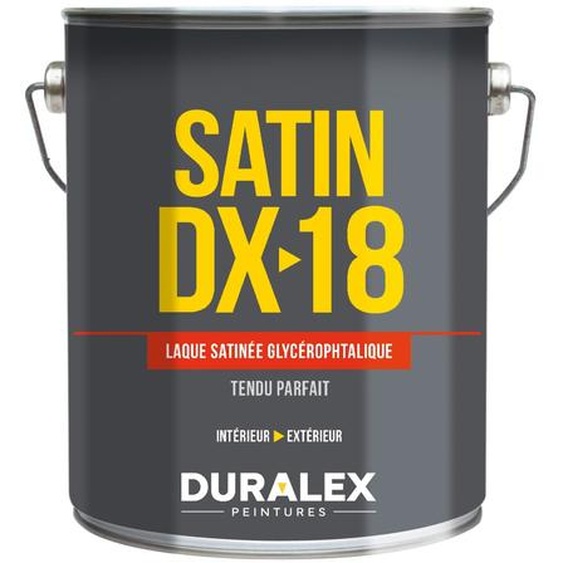 Laque satinée glycérophtalique DX18 intérieur extérieur 3l - DURALEX - 106100202