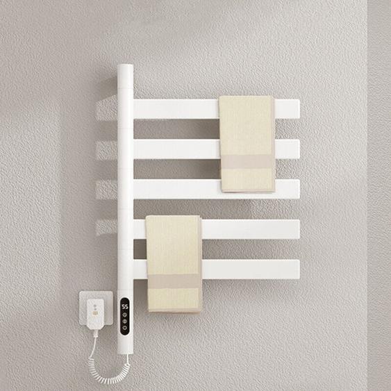Largeight - Porte-serviettes chauffant électrique rotatif, élimination des bactéries et des acariens, économie dénergie,Sèche-Serviettes