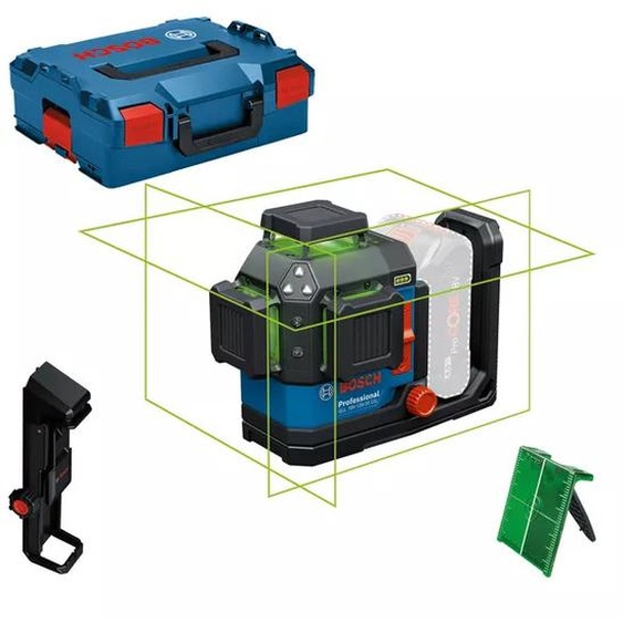 Laser à lignes 18V GLL 18V 120-33 CG (sans batterie ni chargeur) en coffret L-BOXX - BOSCH - 0601065101