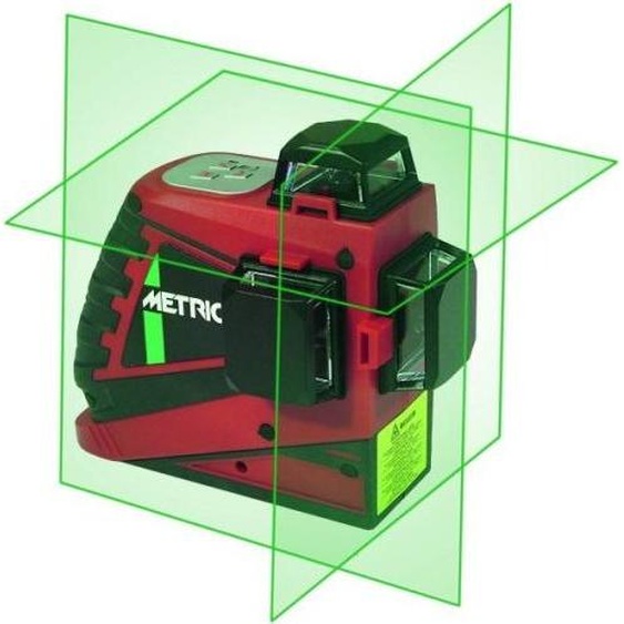 Laser Auto-nivelant 3D Vert - Portée 40 m, Précision ±2 mm / 10 m - JUNIOR - METRICA - 61415M