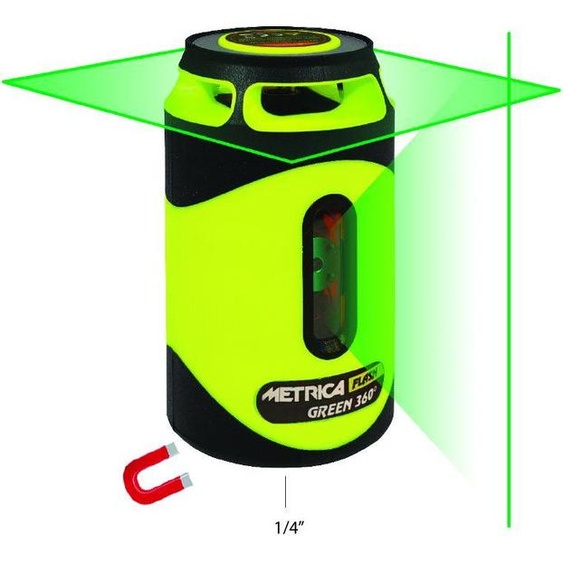 Laser Flash 360° Green Bravo La Canette METRICA - 61435