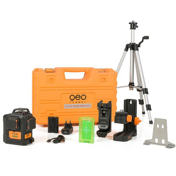 Laser multiligne vert FLG 6X-GREEN + batterie + chargeur + coffret - GEO FENNEL - 534640