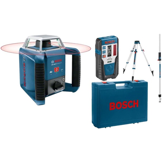 Laser rotatif GRL 400 H + trépied + accessoires + coffret standard - BOSCH - 06159940JY
