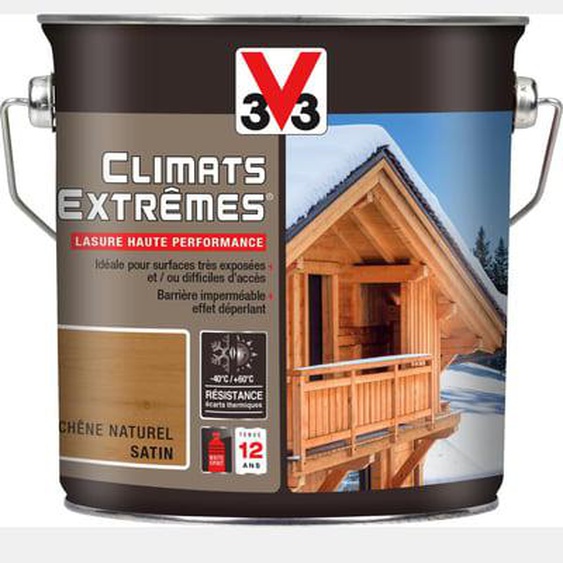 Lasure bois Climats Extrêmes® Chêne clair 2,5 L