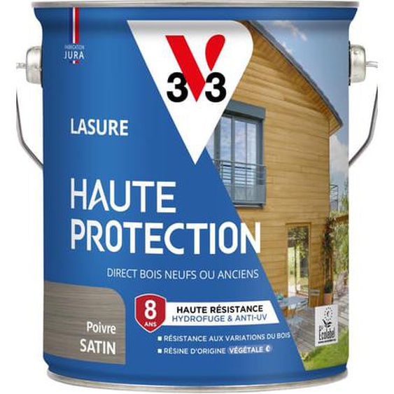 Lasure Haute Protection Biosourcée chêne clair Satin - 2,5L