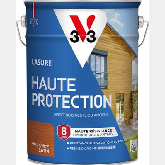 Lasure Haute Protection Biosourcée incolore Satin - 5L
