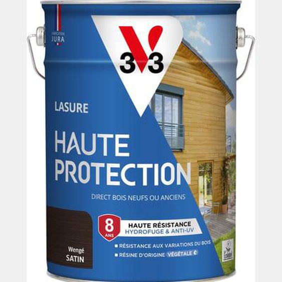 Lasure Haute Protection Biosourcée incolore Satin - 5L