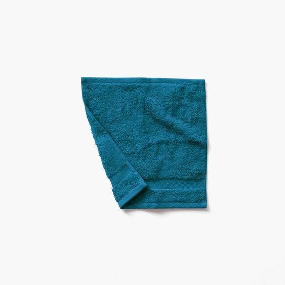 Lavette coton Lola II bleu paon