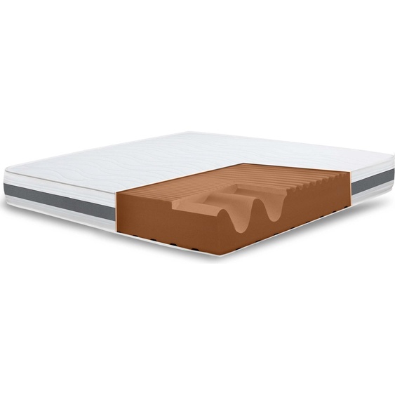 Le matelas double White Stone 160x185 Basic, Antibactérien, anti-acarien, anti-allergique, Hauteur 25 cm, Fabriqué en Italie