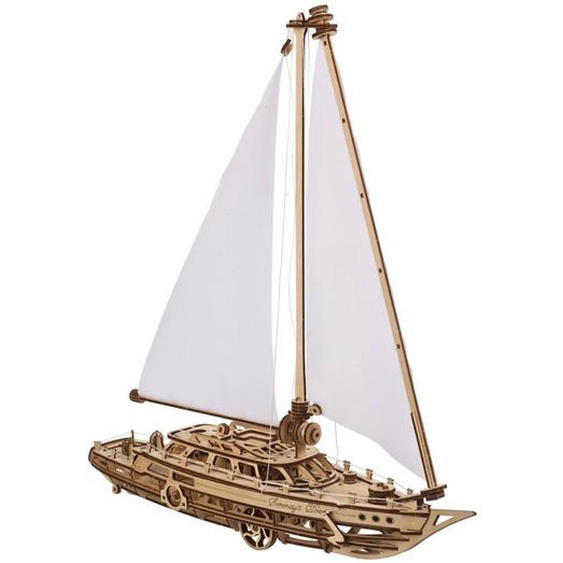 Le Rêve De Sérénité – Maquette Mécanique De Voilier À Assembler En Bois Brown