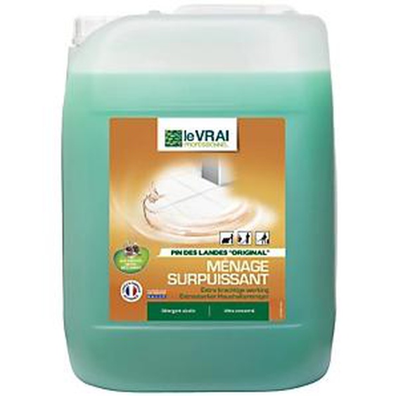 LE VRAI Nettoyant multi-usages parfumé HACCP ultraconcentré Le Vrai 20 L