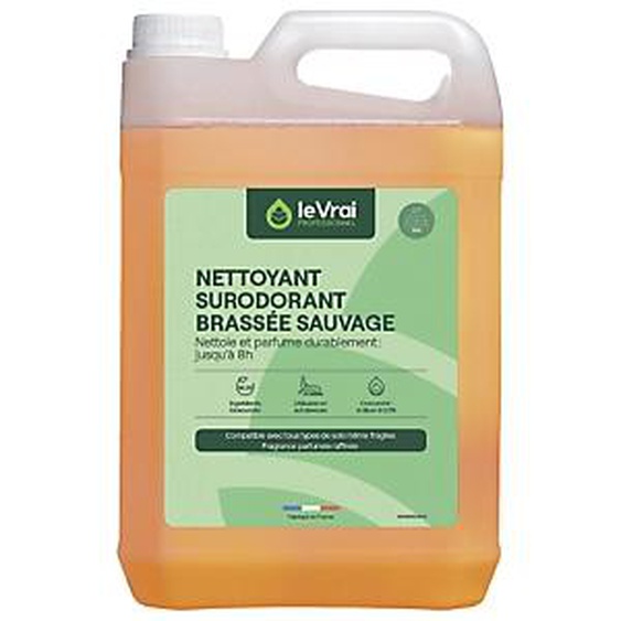 LE VRAI Nettoyant surodorant concentré Le Vrai Brassée Sauvage 5 L