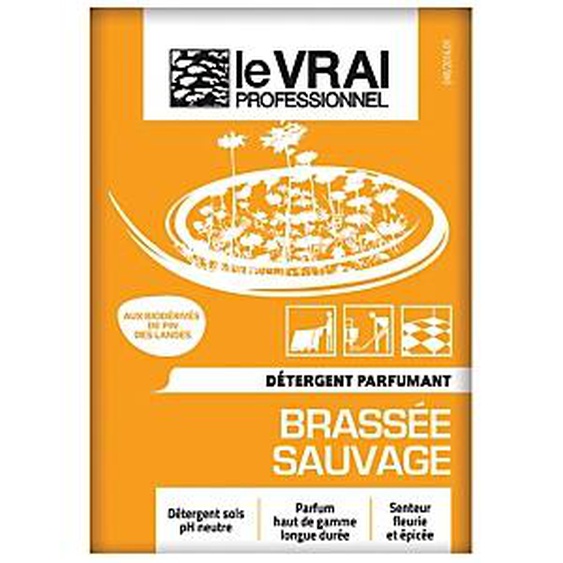LE VRAI Nettoyant surodorant Le Vrai Brassée Sauvage 16 ml, lot de 125 doses