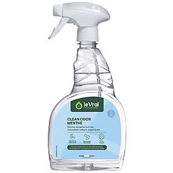 LE VRAI Odorisant toilettes Le Vrai Clean Odor menthe eucalyptus 750 ml