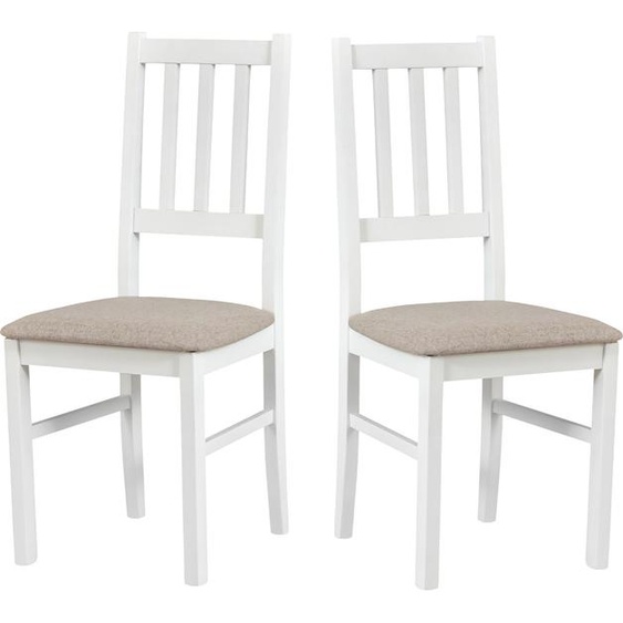 LeafDesign Chaise de salle à manger en bois - Chaise hêtre massif - Chaise salle à manger set de 2 - Chaise en bois - Chaise de table - Chaise de cuisine set de 2 BOS 4