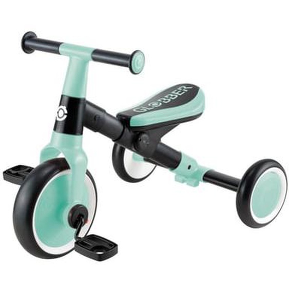 Learning Bike - Trike 2 En 1 Evolutif Pastel Menthe / Noir