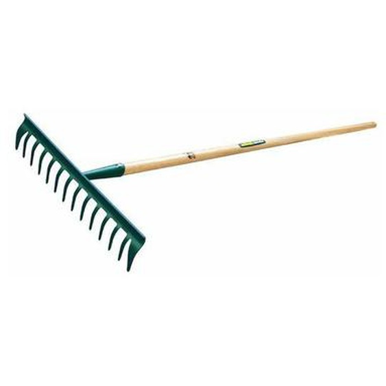 Leborgne - Râteau Duopro 14 dents courbes - manche bois certifié pefc 100%