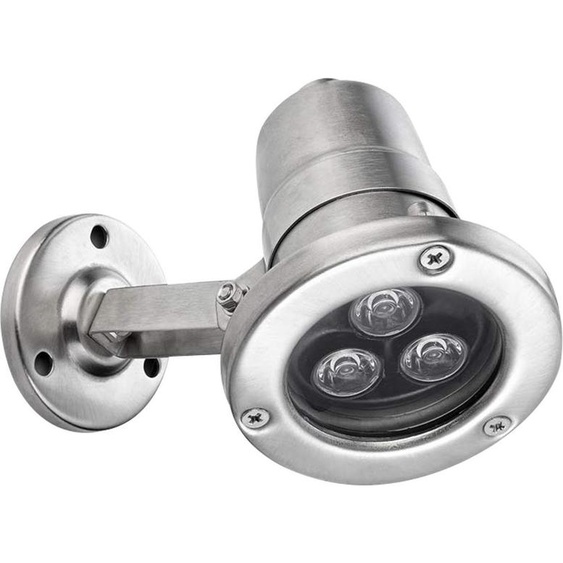 Led Spot 5W Aqua, acier inoxydable et verre