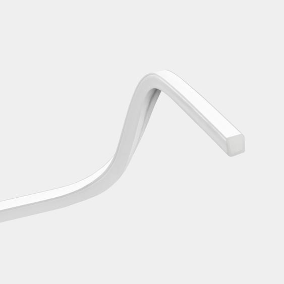LedsC4 - Bandeau LED Asai 3D 8 mm, 5 mètres, pour éclairage décoratif, 1837 lumens, 4000K, finition blanche semi-transparente, matériau PVC résistant, design moderne et fonctionnel pour la maison
