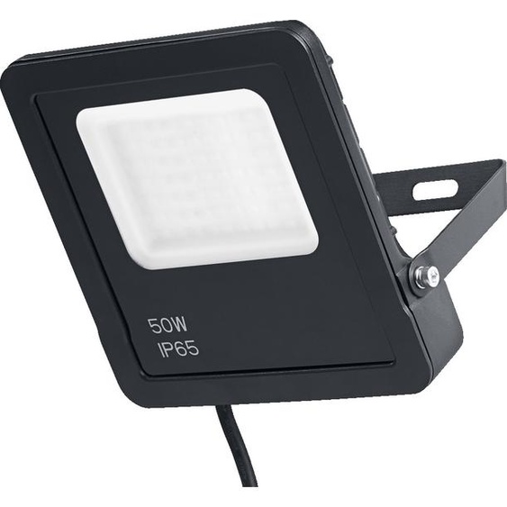 LEDVANCE WIFI Projecteur intelligent High-Power, gris foncé, 50W, 4000lm, lumière colorée réglable & lumière blanche, dimmable, contrôlable par app, accessoires de fixation inclus, indice de protection IP65, RGBW