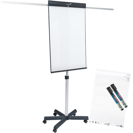 Legamaster Chevalet de conférence mobile Sketch Pro L.68 x H.105 cm hauteur réglable surface acier laqué magnétique effaçable à sec
